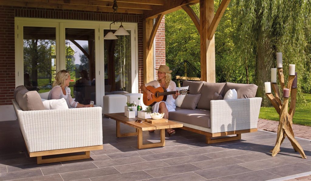 Loungeset als tuinset